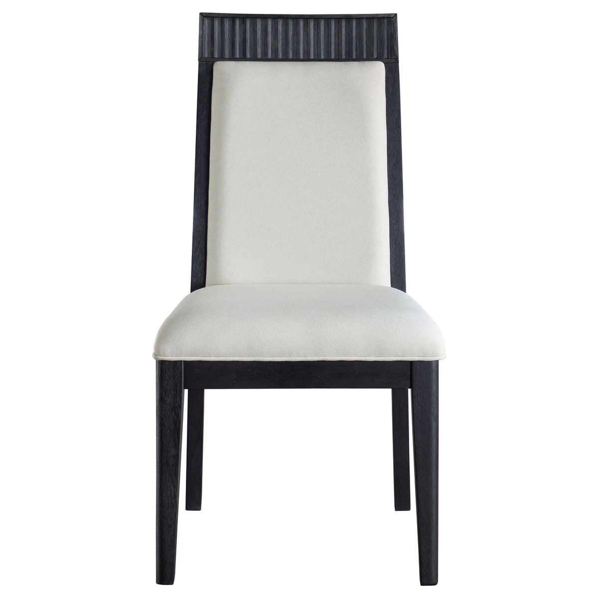 Brookmead 5-piece Rectangular Extension Dining Set Black and Ivory