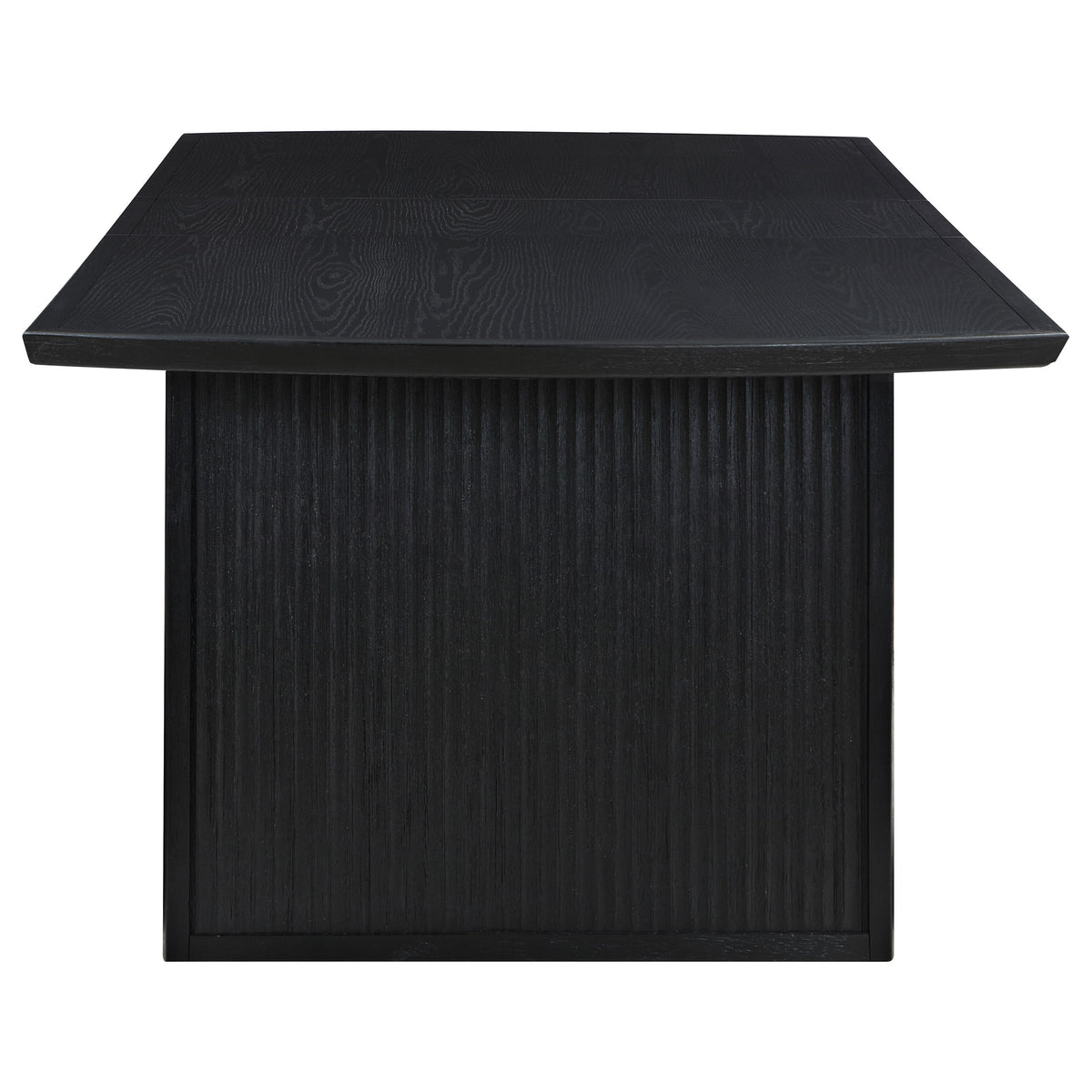 Brookmead 7-piece Rectangular Extension Dining Set Black and Ivory