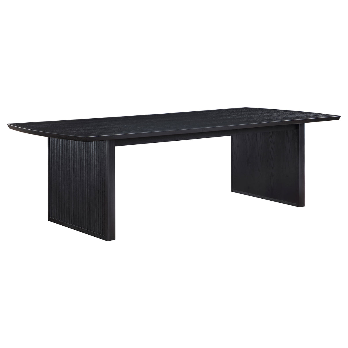 Brookmead 82 to 100-inch Rectangular Extension Leaf Dining Table Black