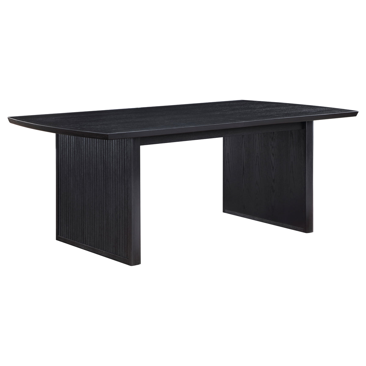 Brookmead 82 to 100-inch Rectangular Extension Leaf Dining Table Black