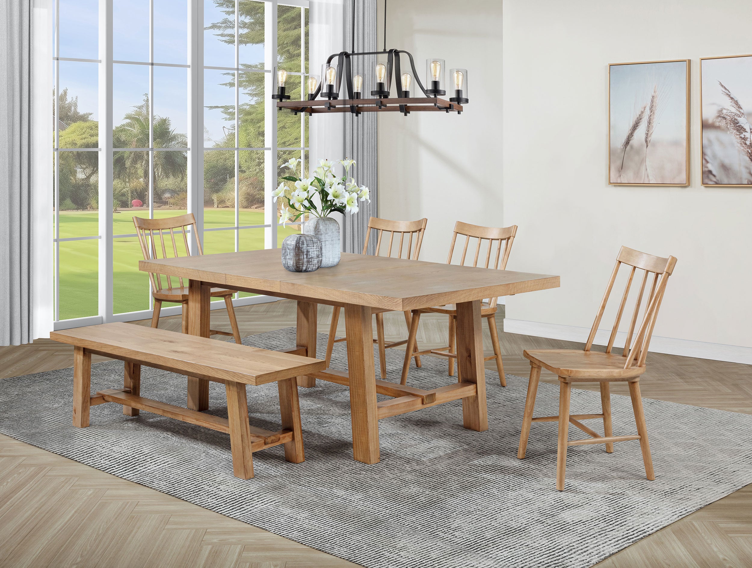 Middleton Extension Leaf Dining Set