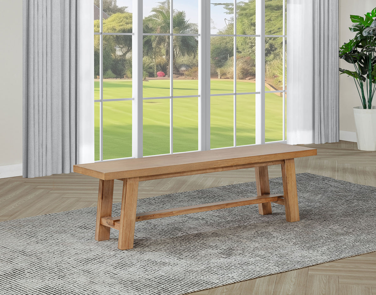 Middleton 60-inch Backless Dining Bench Natural