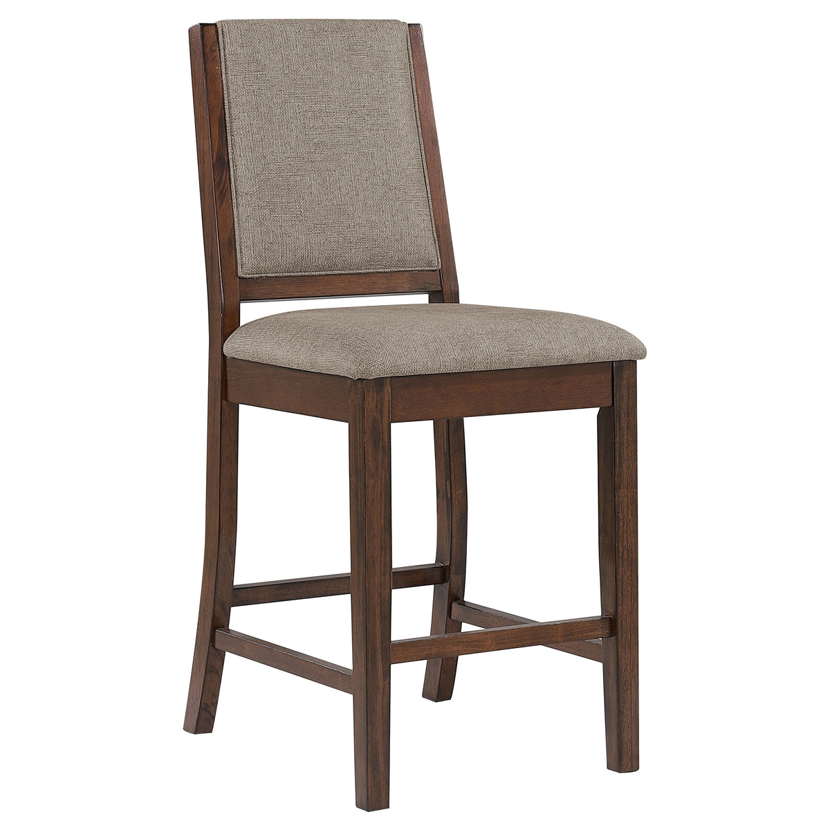 Patterson 5-piece Rectangular Counter Height Dining Set Mango Oak and Beige