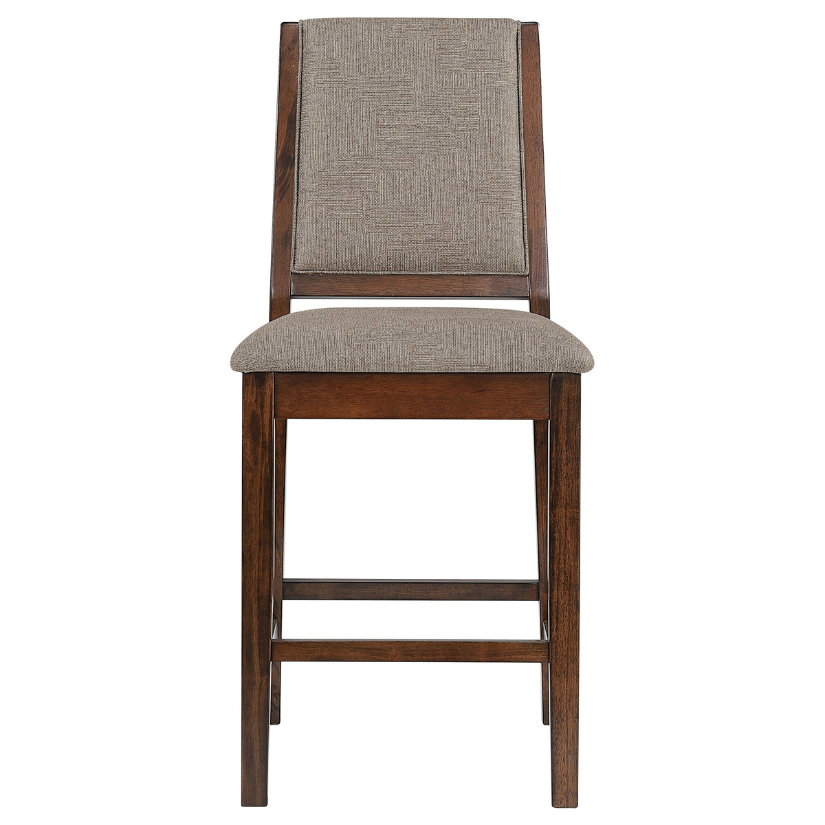Patterson 5-piece Rectangular Counter Height Dining Set Mango Oak and Beige