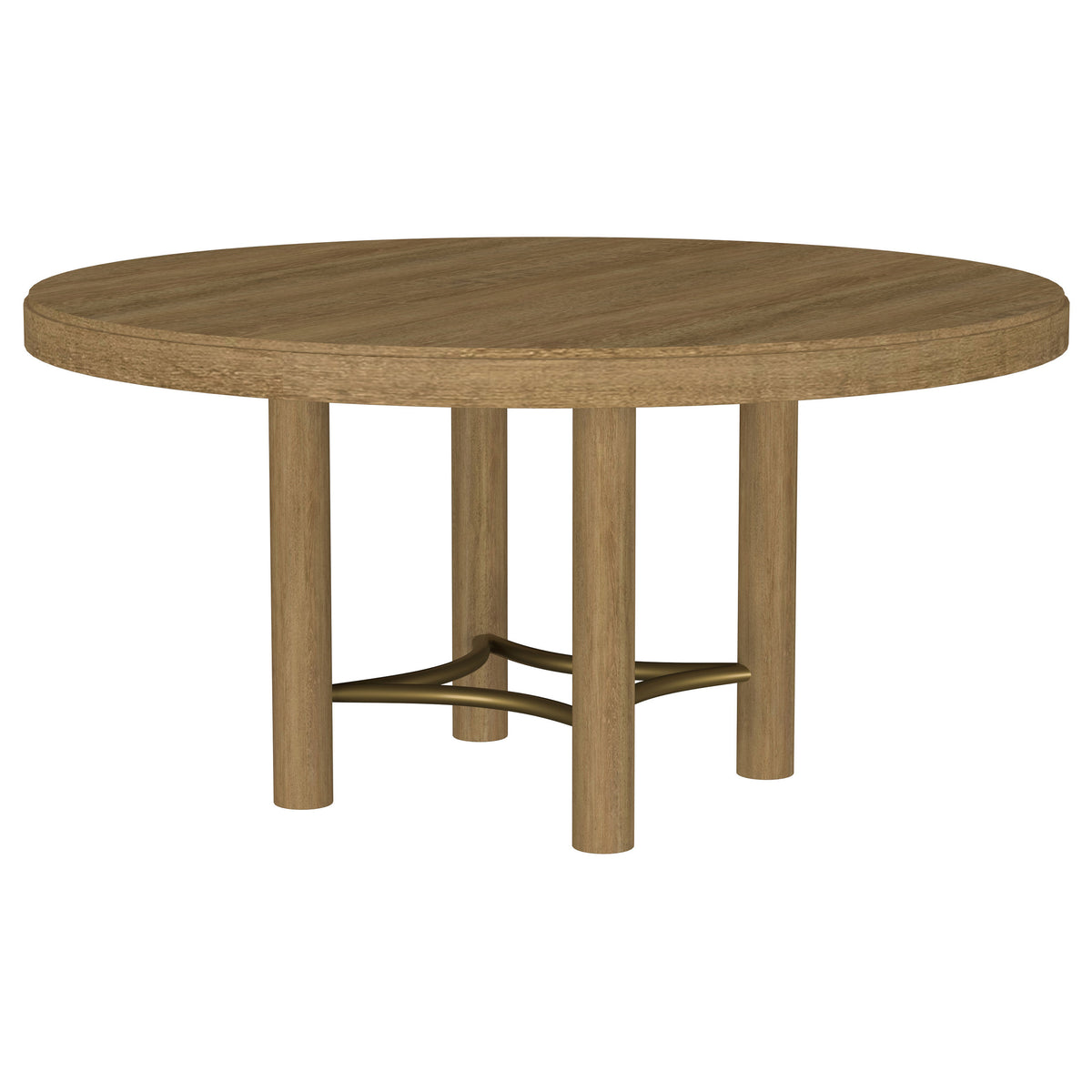 Arini 60-inch Round Dining Table Sand Wash