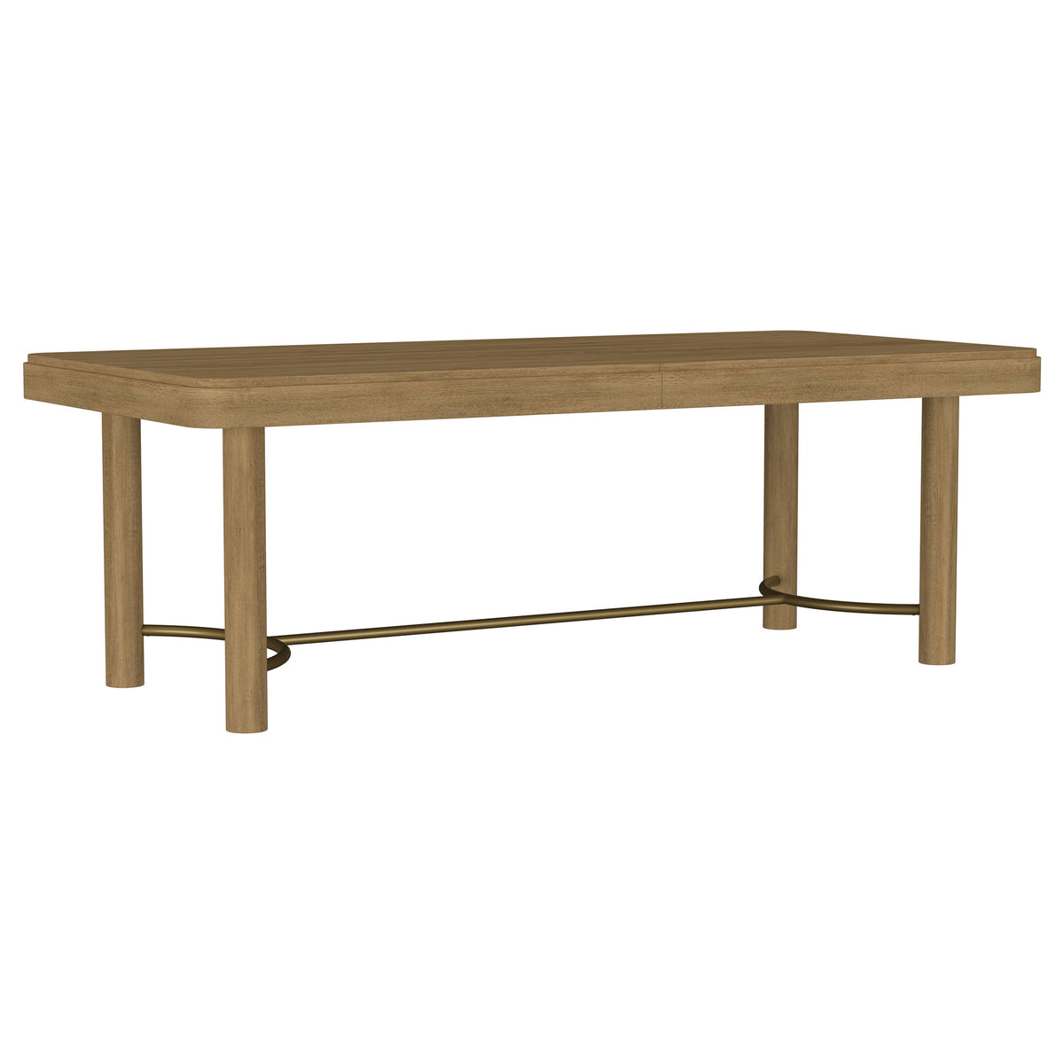 Arini 5-piece Rectangular Extension Dining Set Sand Wash and Cream