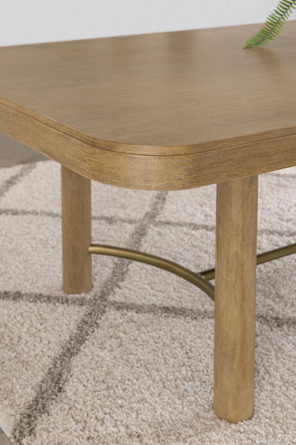 Arini Rectangular Extension Dining Table with Leaf Sand Wash