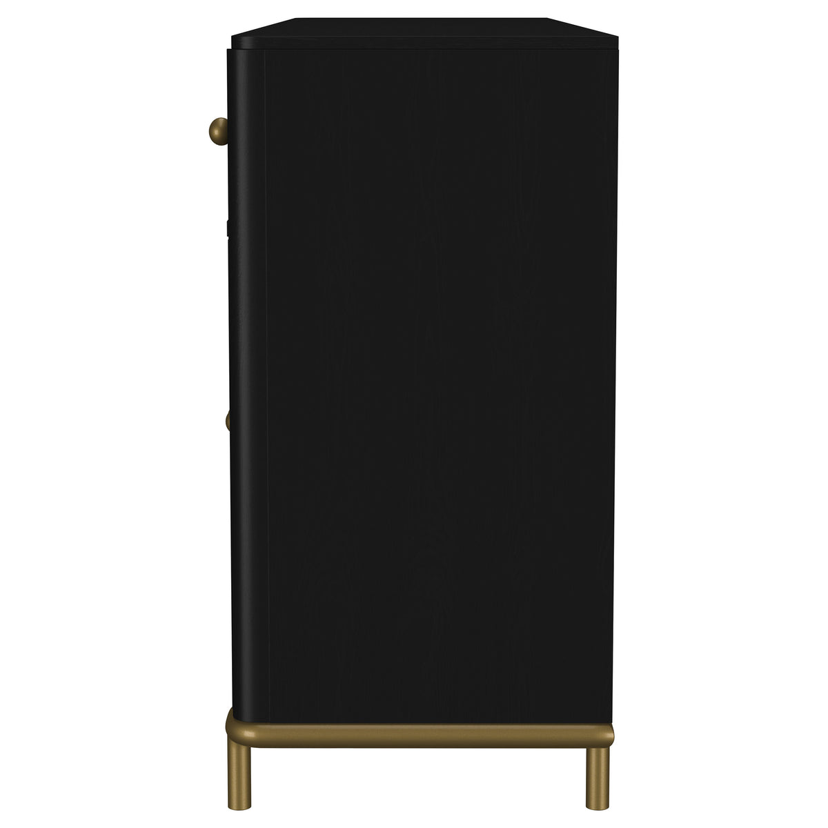 Arini 2-drawer Cane Door Sideboard Black
