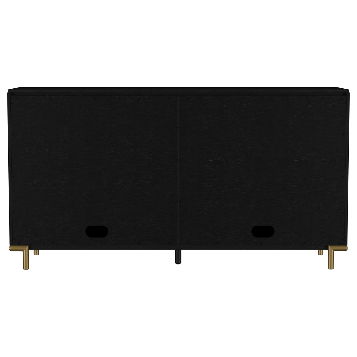 Arini 2-drawer Cane Door Sideboard Black