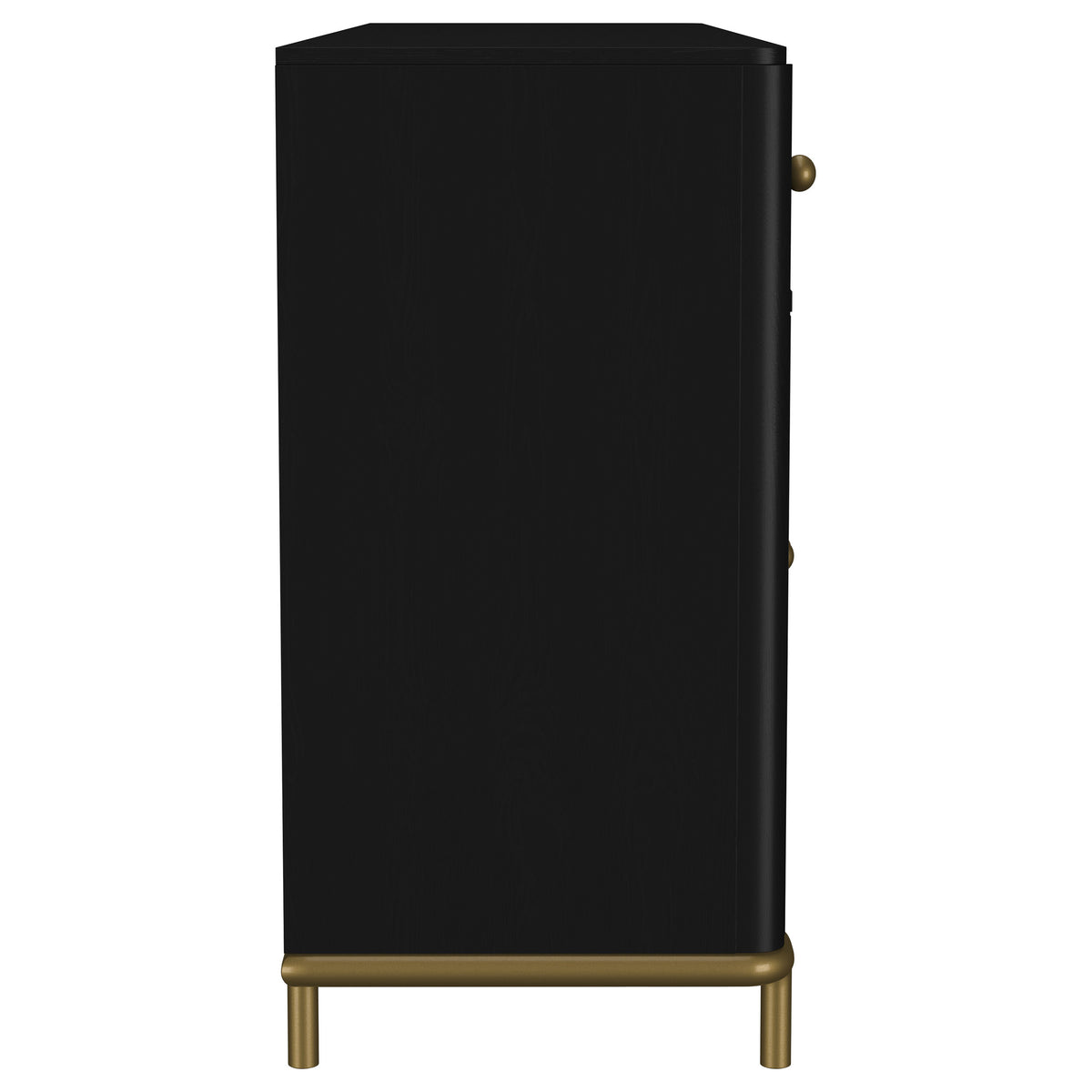 Arini 2-drawer Cane Door Sideboard Black