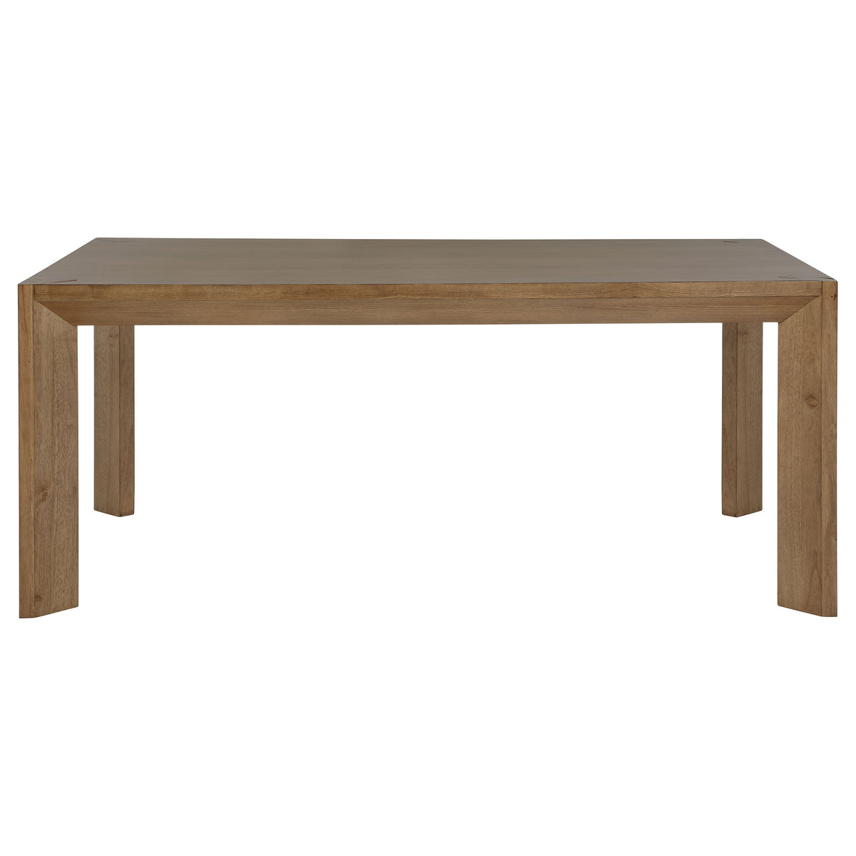 Bruner 7-piece 72-inch Rectangular Dining Set Natural Brown and Oatmeal