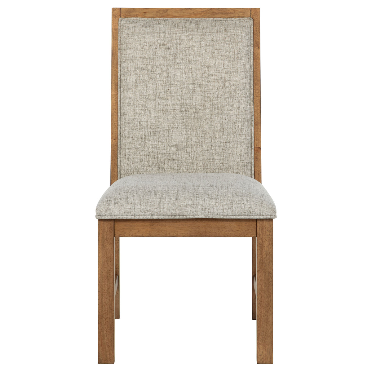 Bruner 7-piece 72-inch Rectangular Dining Set Natural Brown and Oatmeal