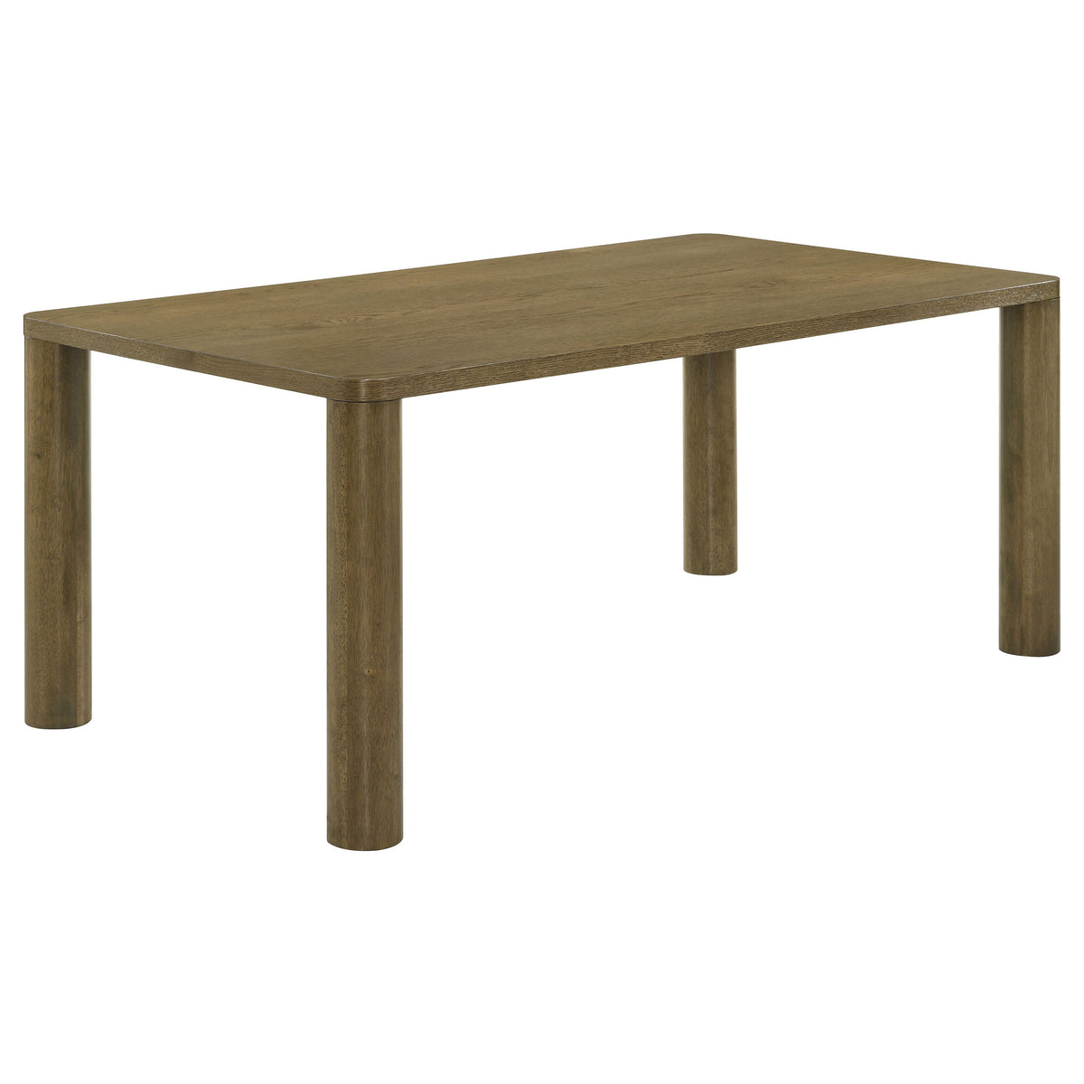Castlewood 71-inch Rectangular Dining Table Brown Oak