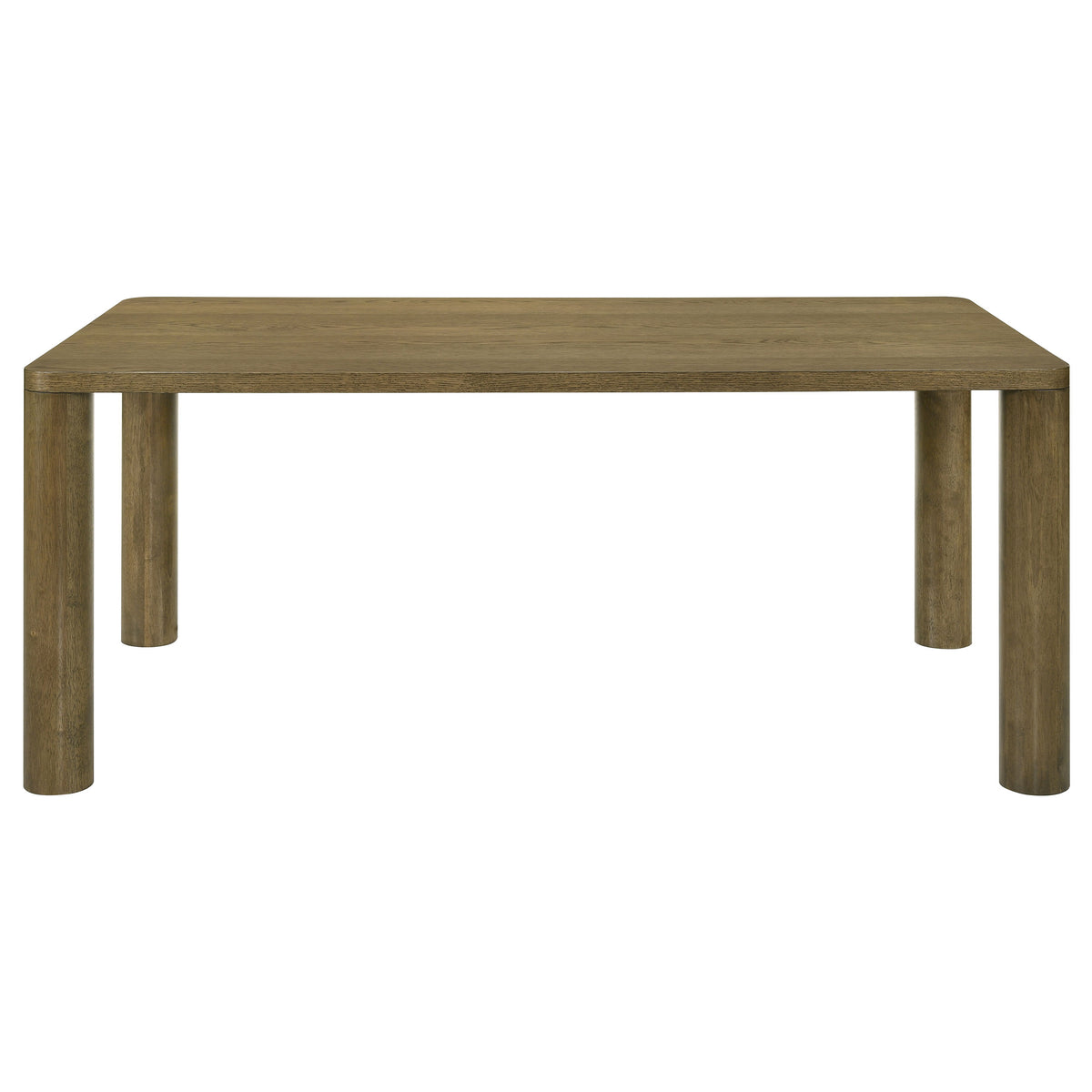 Castlewood 71-inch Rectangular Dining Table Brown Oak