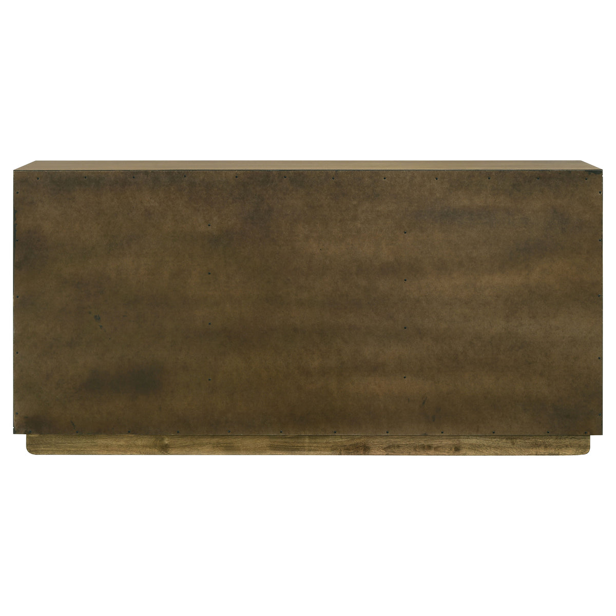 Castlewood 71-inch 3-door Arched Glass Door Sideboard Buffet Brown Oak