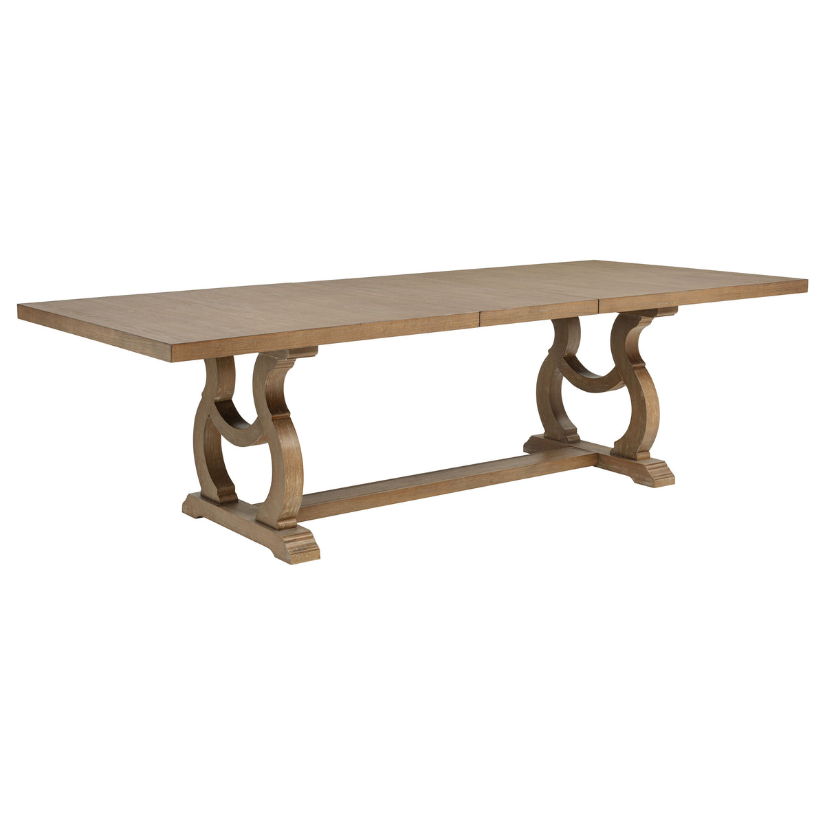 Brockway 104-inch Rectangular Extension Dining Table Barley Brown