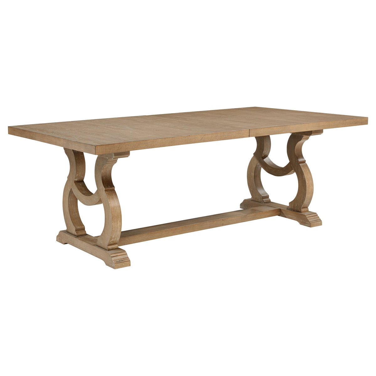 Brockway 104-inch Rectangular Extension Dining Table Barley Brown