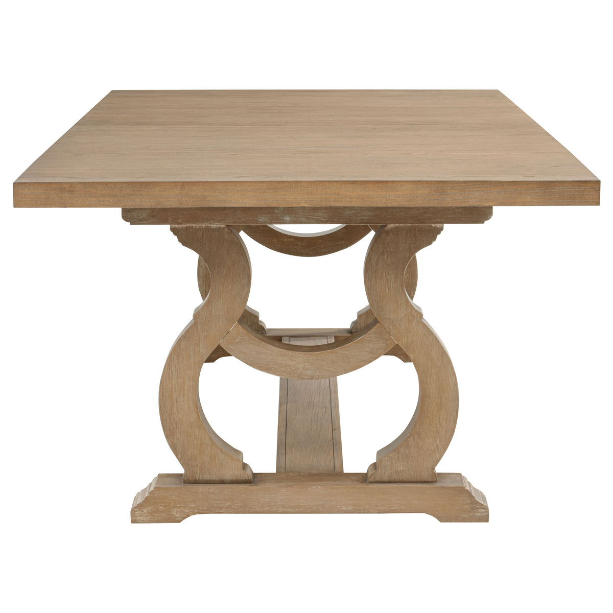 Brockway 104-inch Rectangular Extension Dining Table Barley Brown