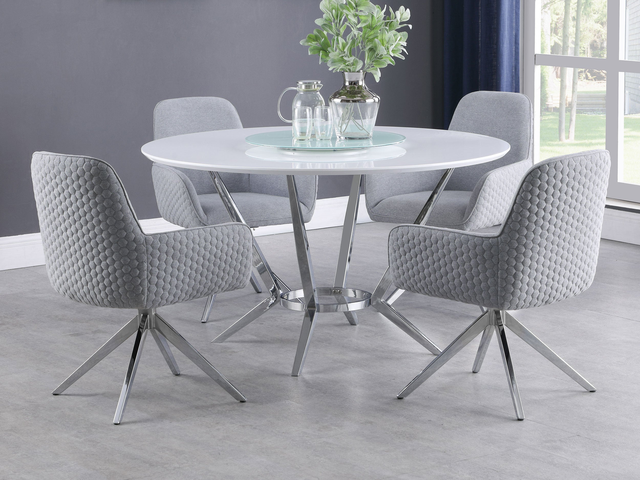 Abby Swivel Arm Chair