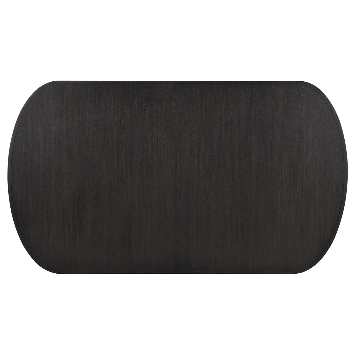 Leandro Rectangular Extension Dining Table with Leaf Burnished Black