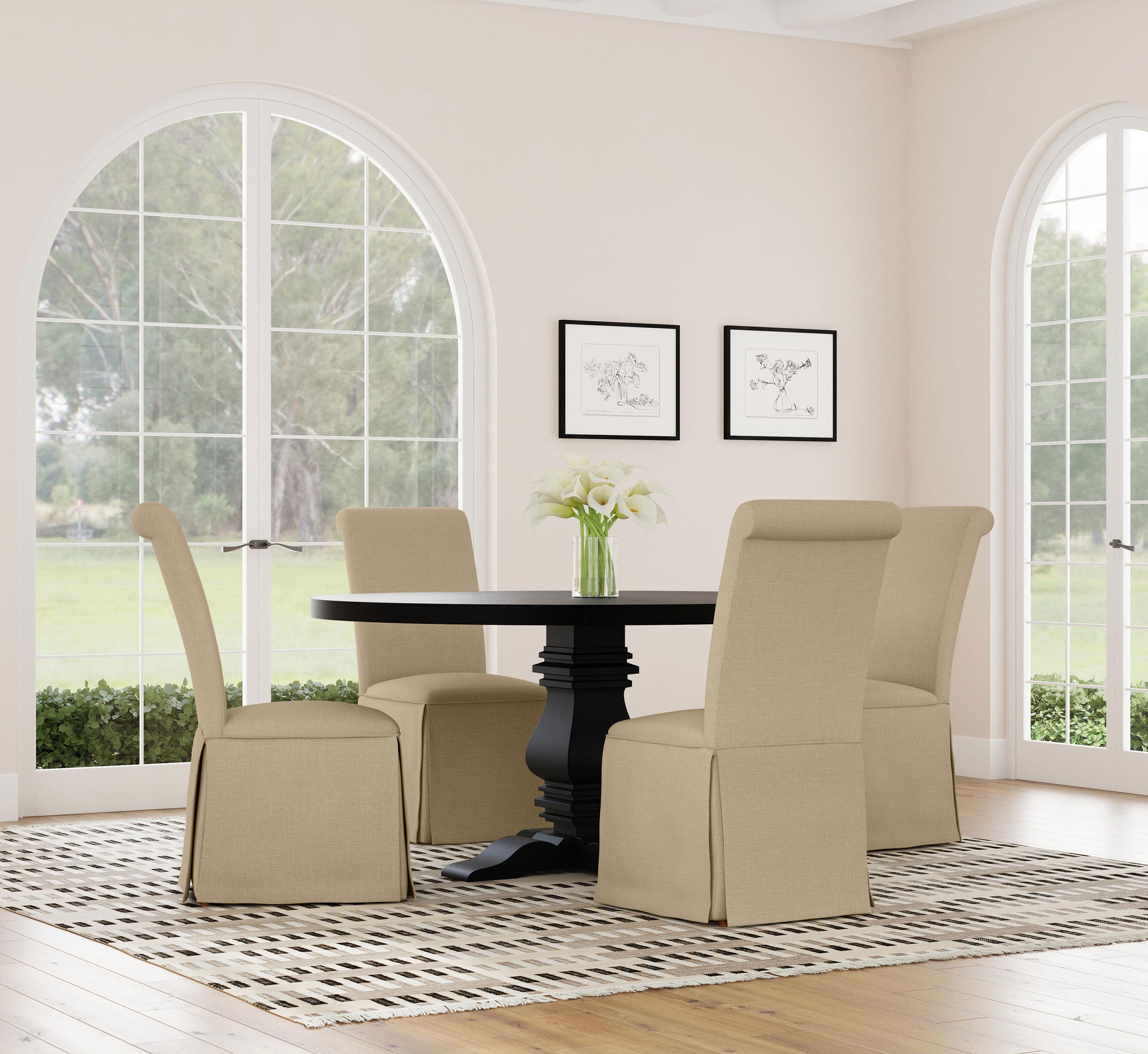 Florence Round Dining Table