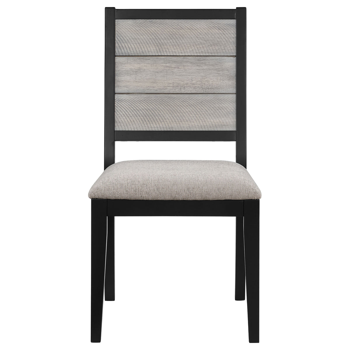 Elodie 7-piece Rectangular Extension Dining Set Grey and Black