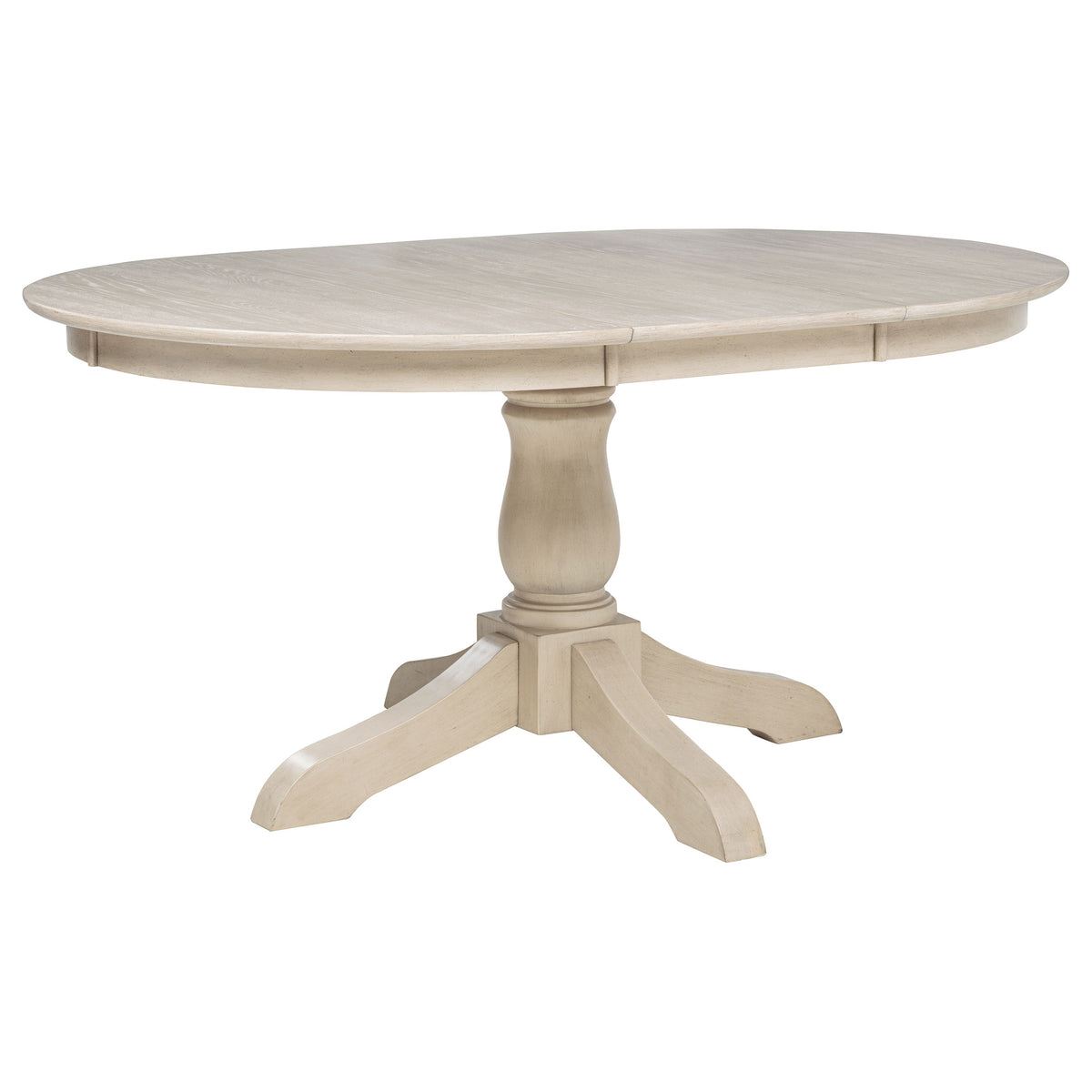 Orrison 7-piece Round to Oval Extension Pedestal Dining Set Linen