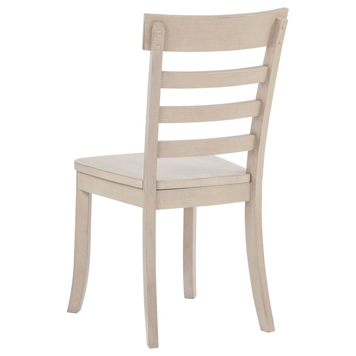 Orrison Ladder Back Wood Dining Side Chairs (Set of 2) Linen