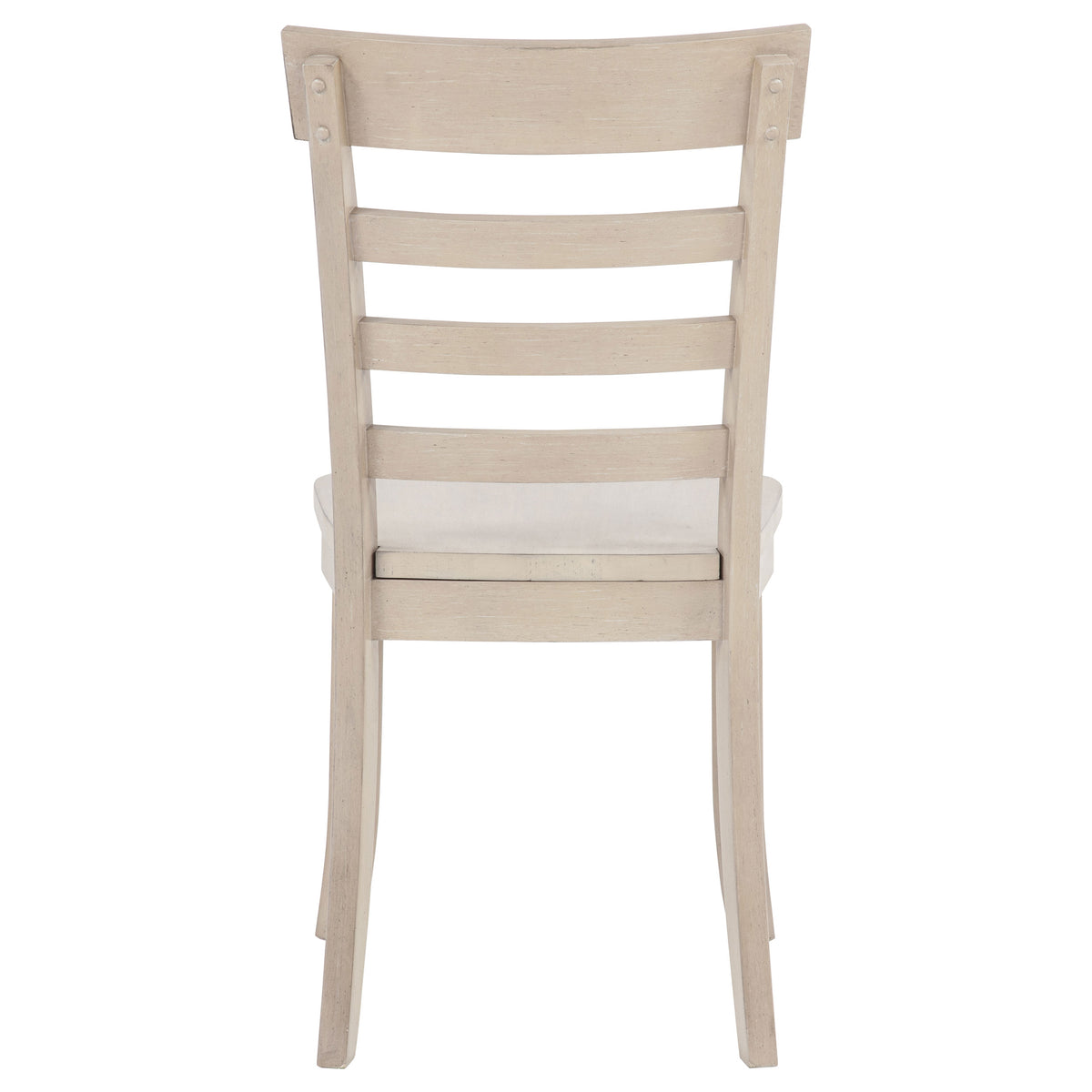 Orrison Ladder Back Wood Dining Side Chairs (Set of 2) Linen