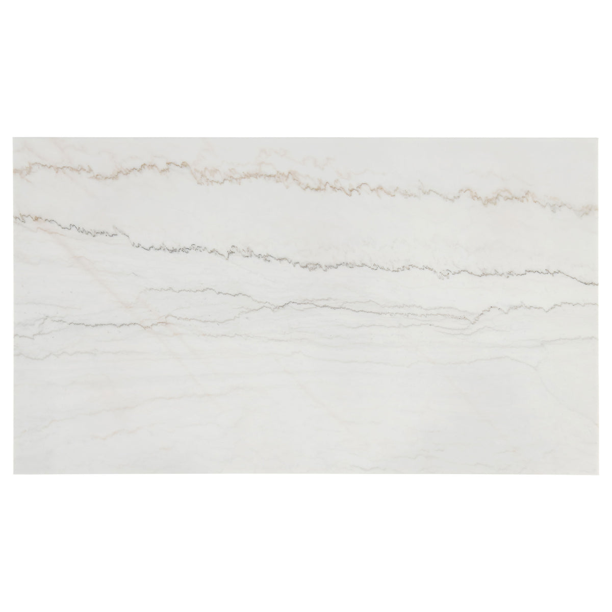Averill 72-inch Rectangular White Marble Top Dining Table Coffee Bean