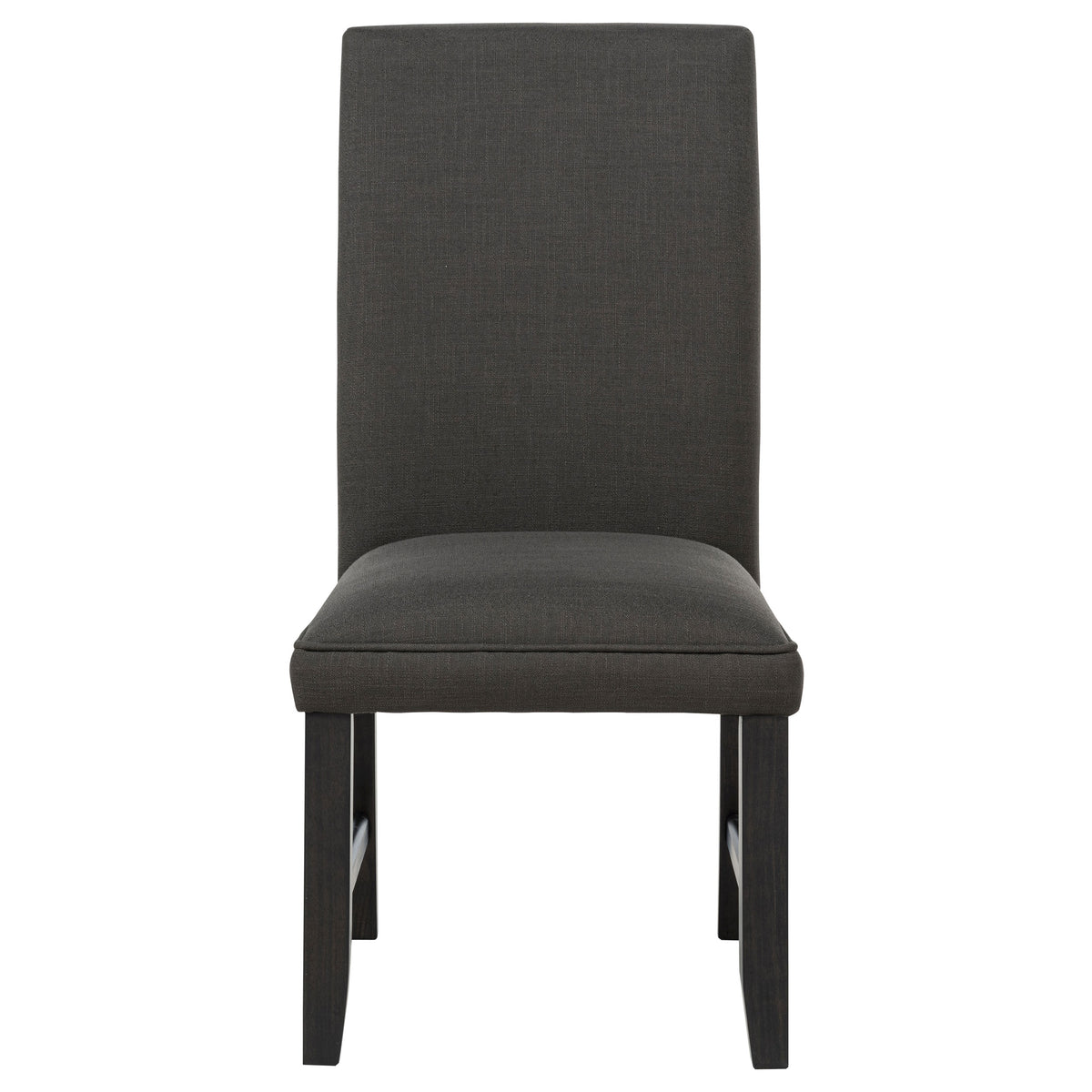 Berning Fabric Upholstered Parson Side Chairs (Set of 2) Charcoal