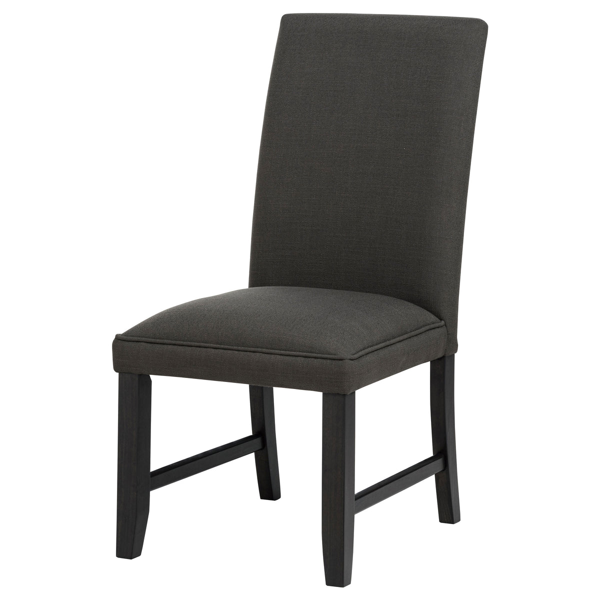 Berning Fabric Upholstered Parson Side Chairs (Set of 2) Charcoal