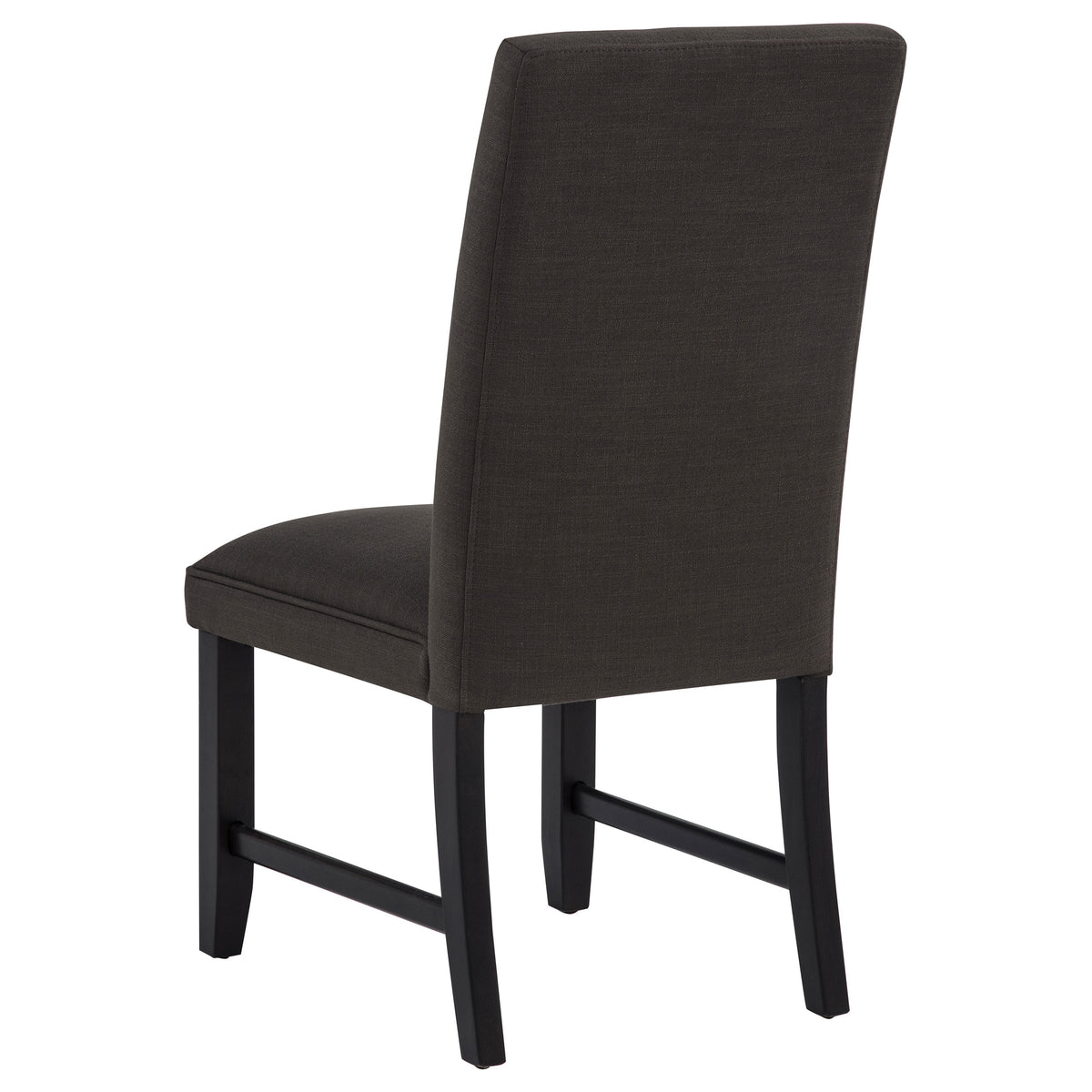 Berning Fabric Upholstered Parson Side Chairs (Set of 2) Charcoal