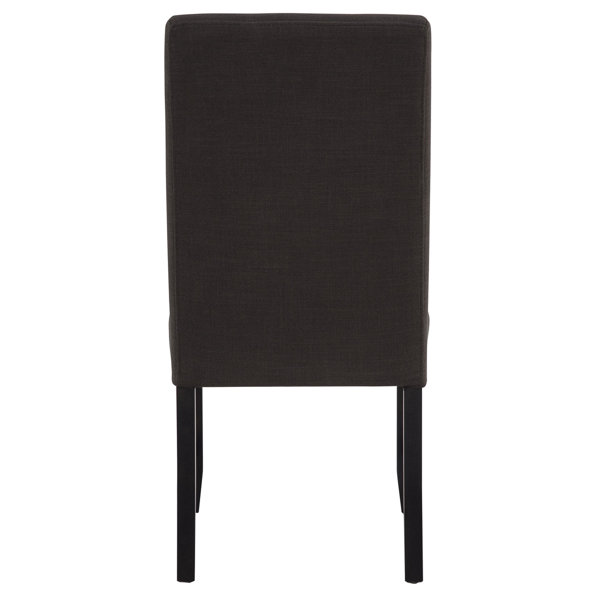 Berning Fabric Upholstered Parson Side Chairs (Set of 2) Charcoal