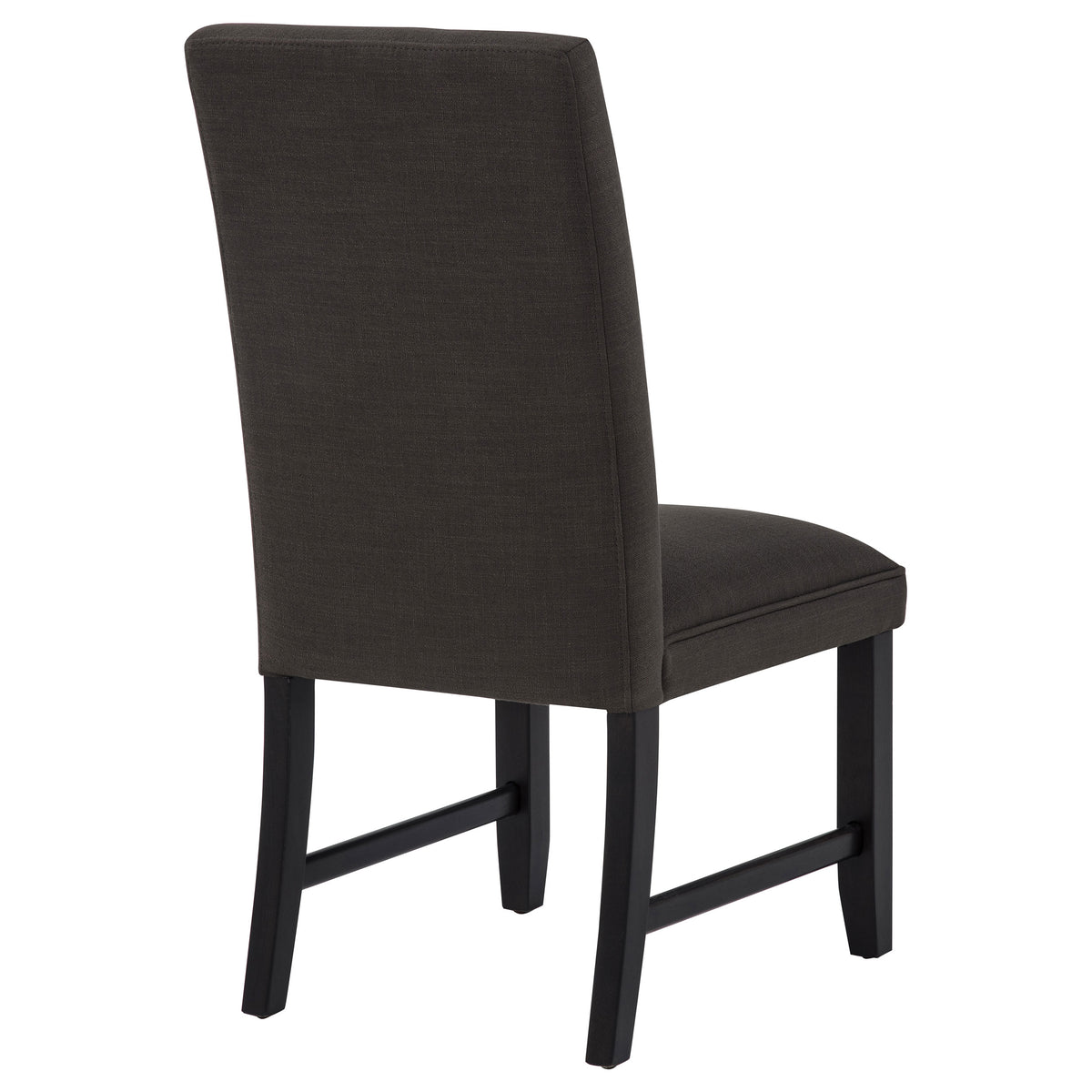 Berning Fabric Upholstered Parson Side Chairs (Set of 2) Charcoal