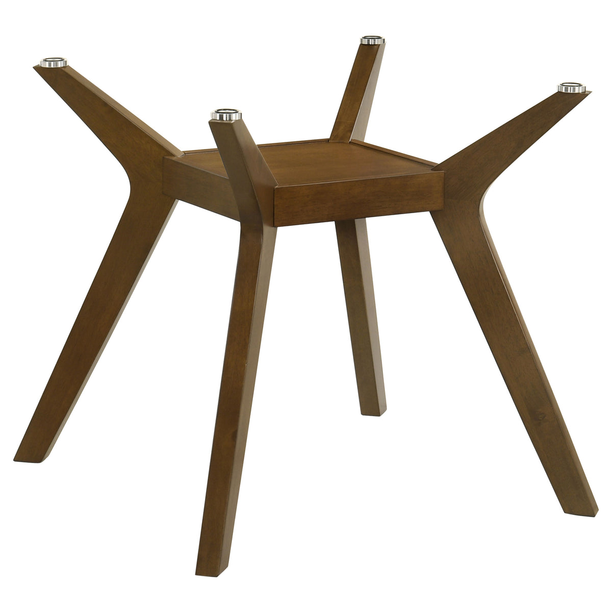 Paxton Boomerang Leg Dining Table Base Brown