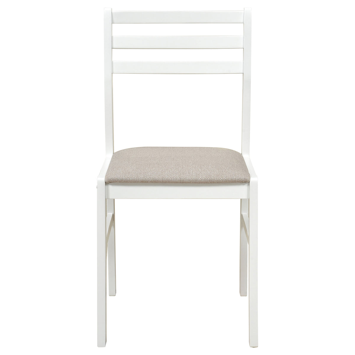 Bucknell 3-piece Round Drop Leaf Dining Table Set White