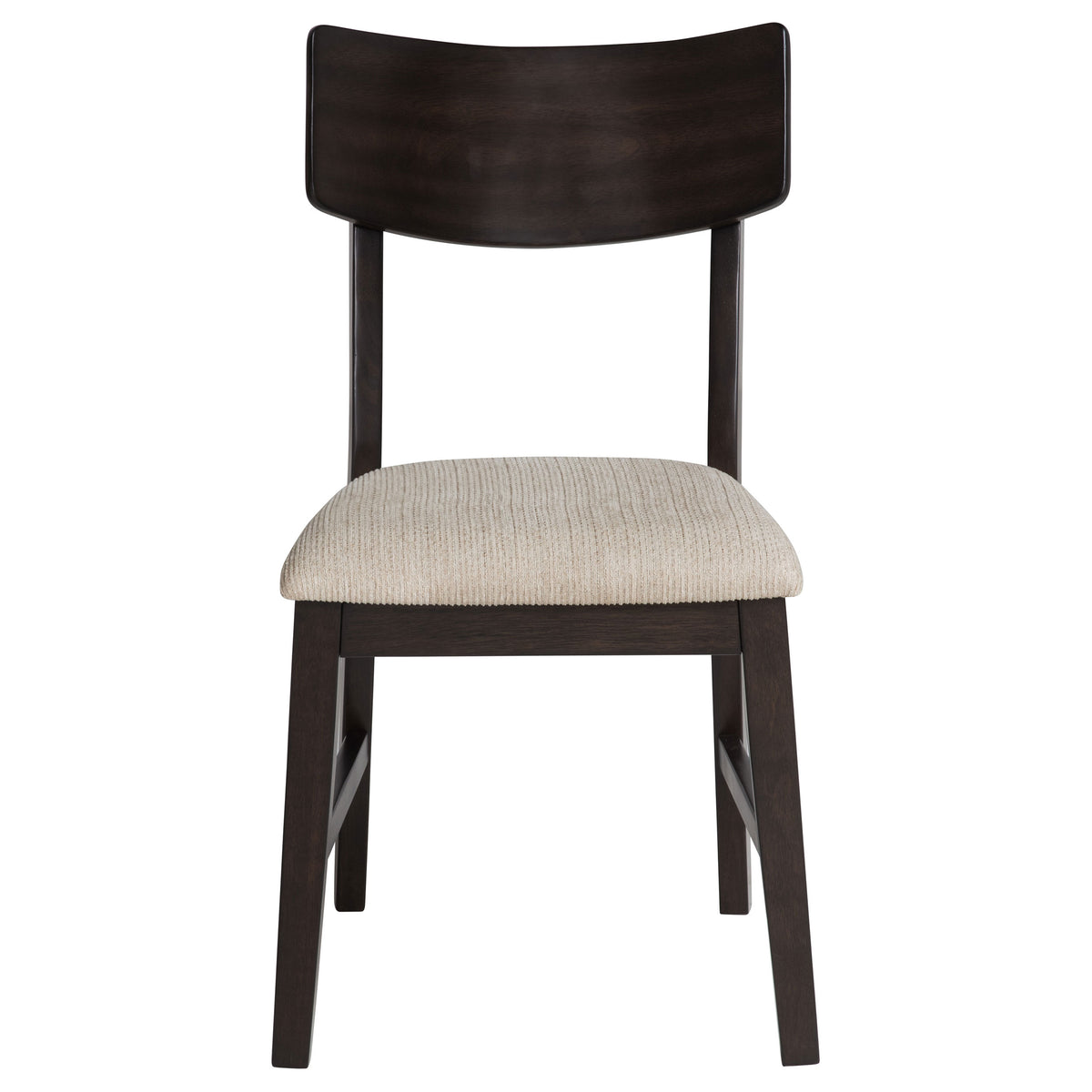 Catley 5-piece Round Drop Leaf Dining Table Set Dark Coffee