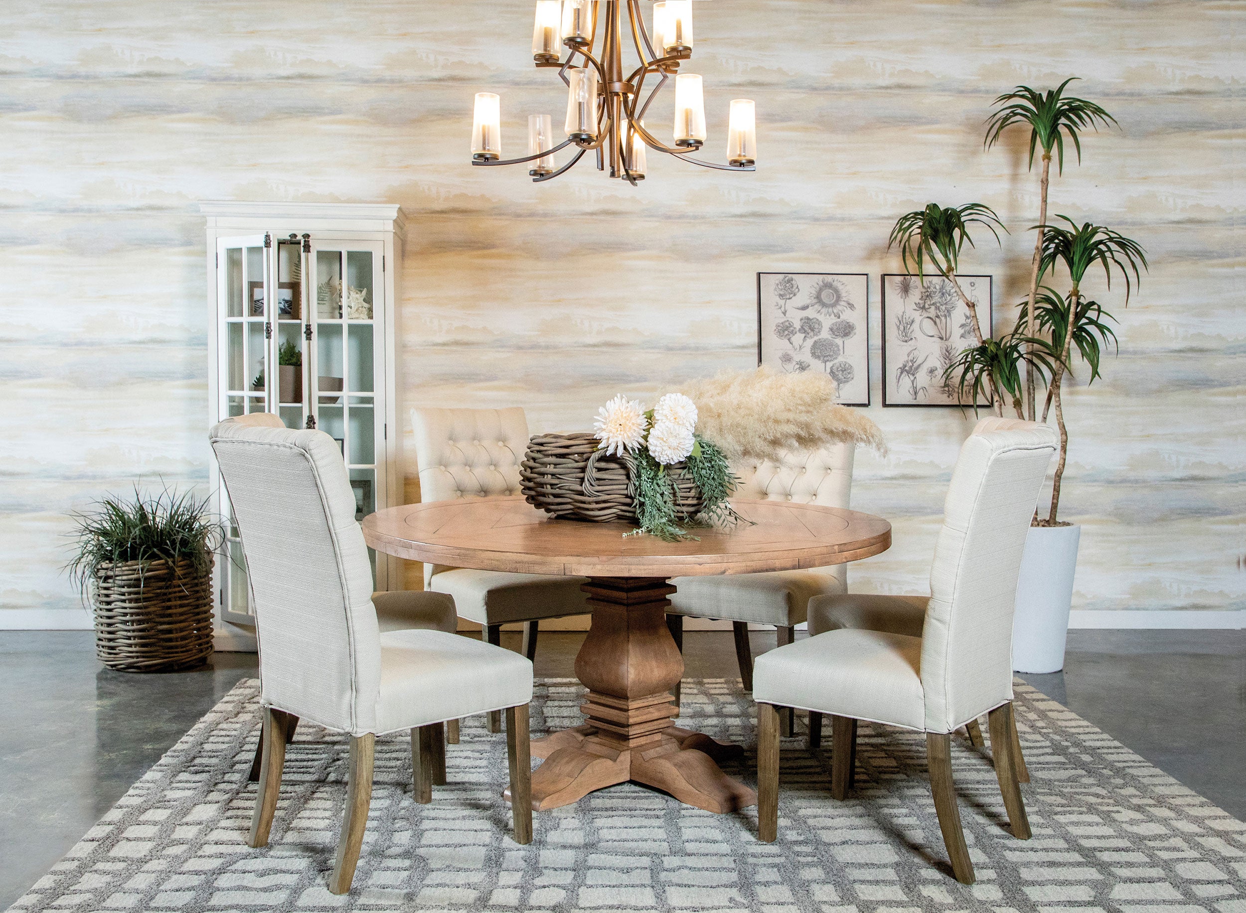 Florence Round Dining Set A