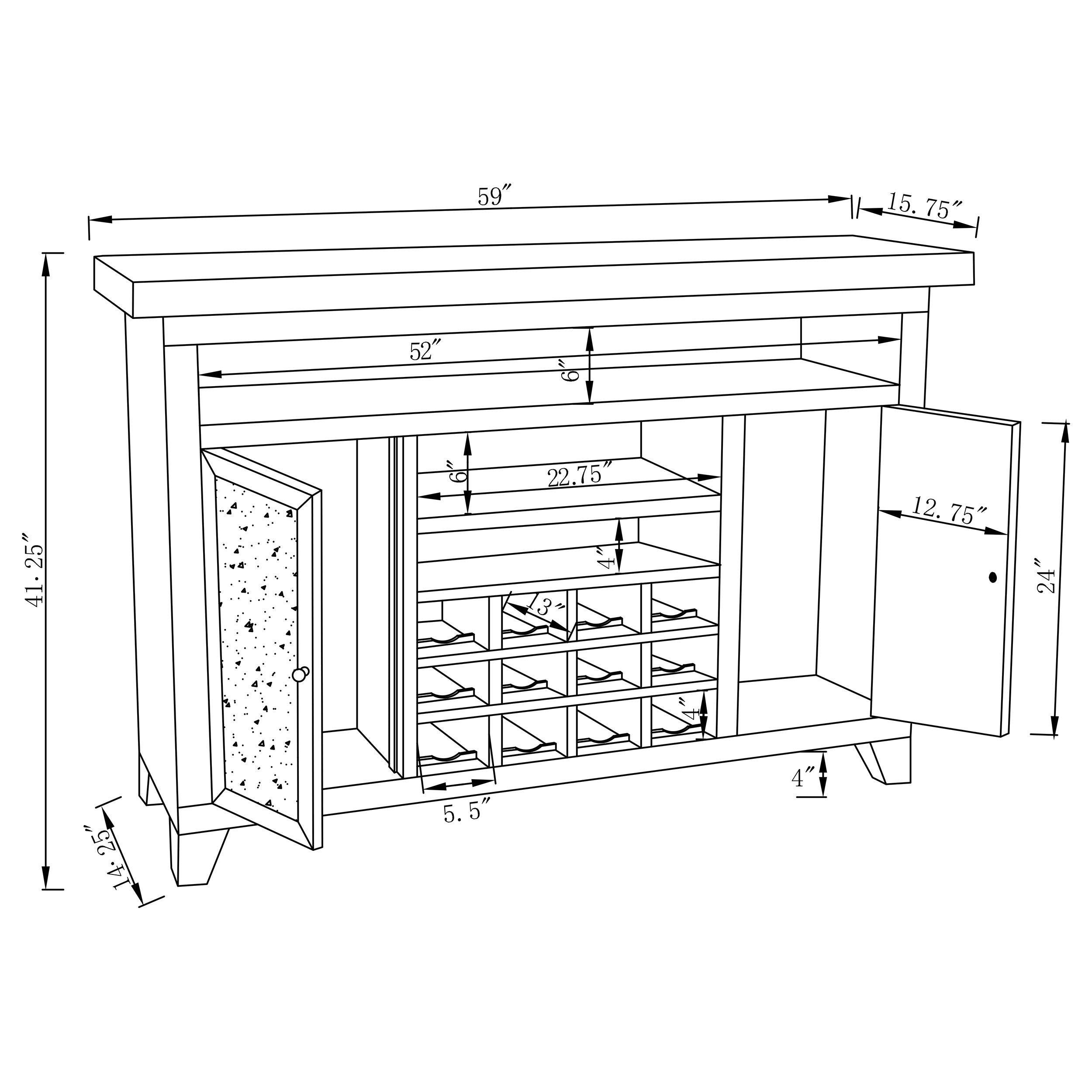 Melinda Bar Cabinet