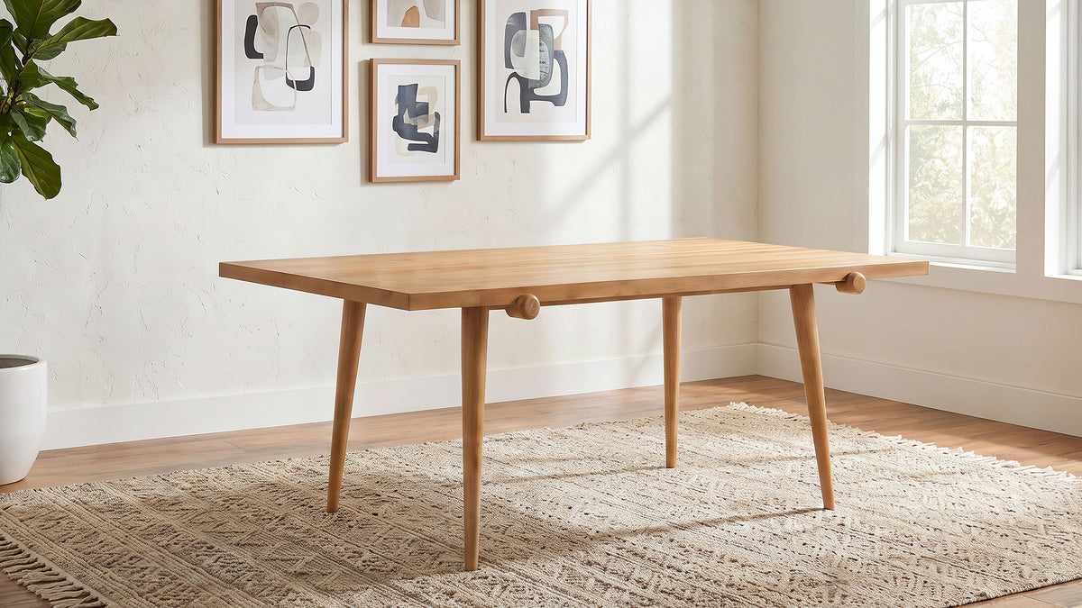 Fabra 79-inch Rectangular Acacia Dining Table Honey