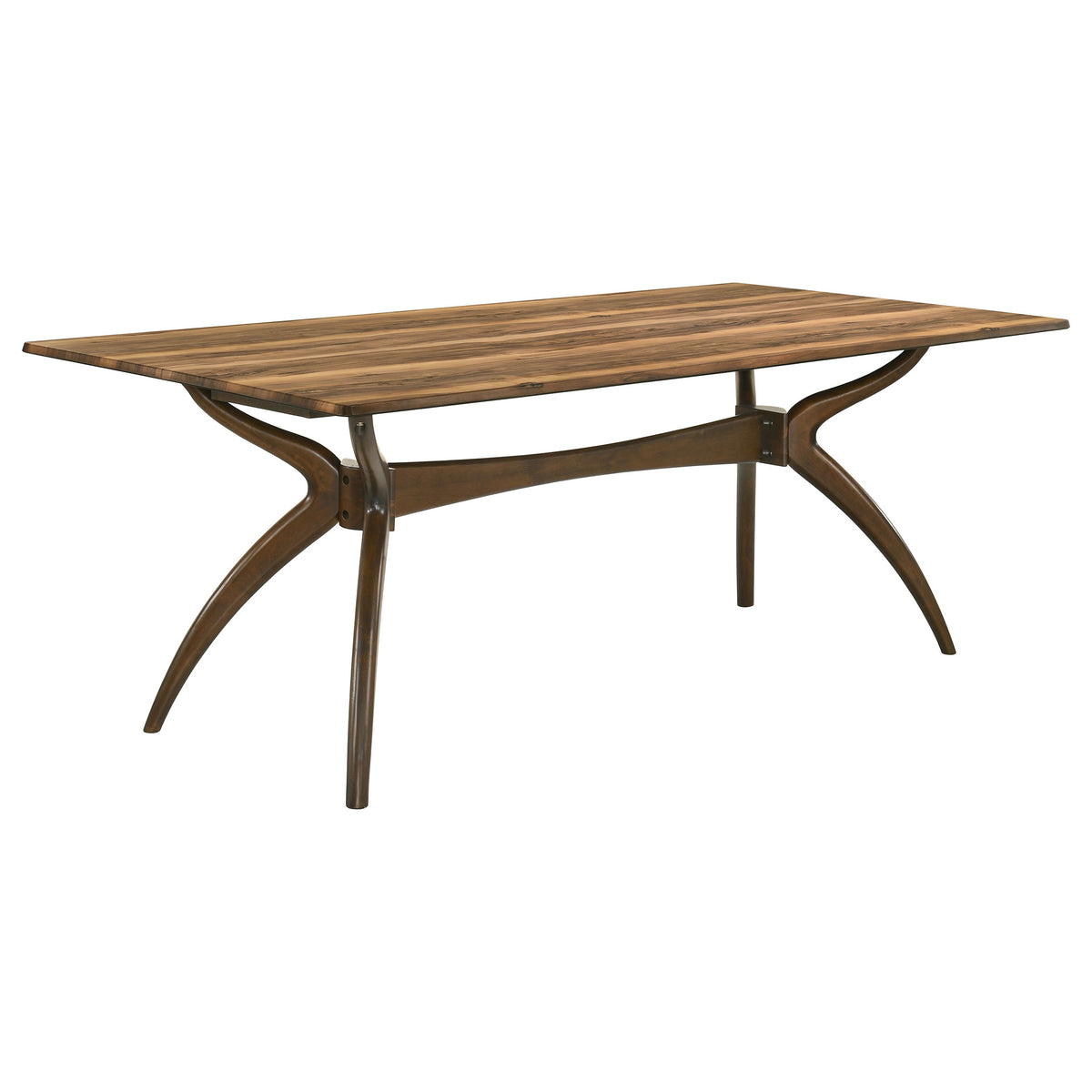 Randolph 7-piece 79-inch Smart Top Trestle Dining Set Sheesham and Butterscotch