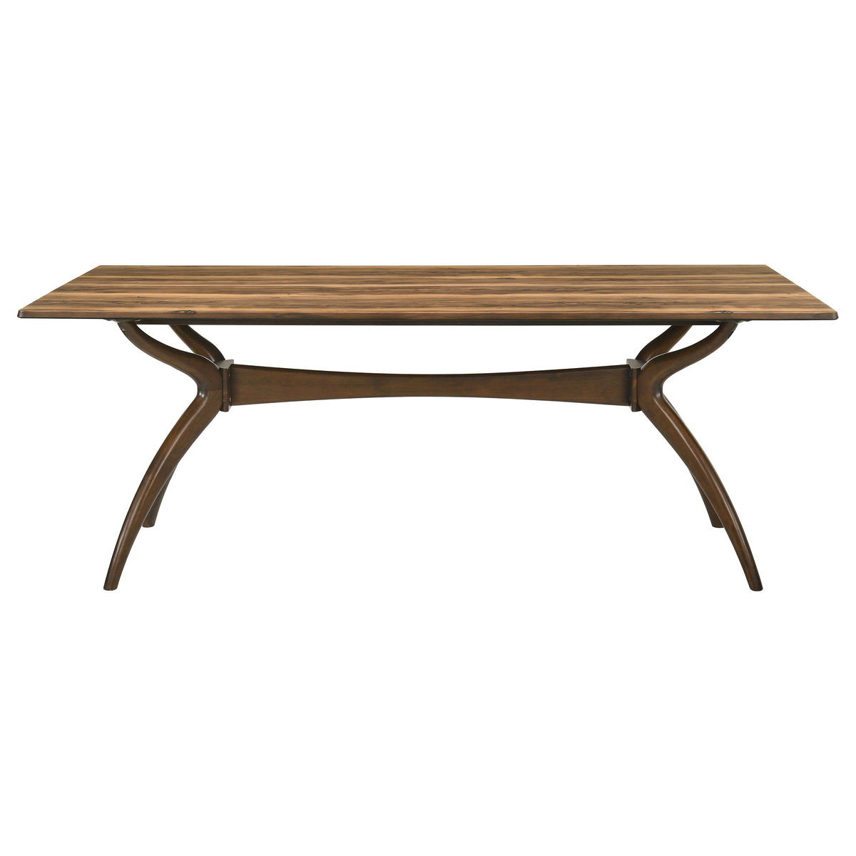 Randolph 79-inch Smart Top Rectangular Trestle Dining Table Sheesham and Brown