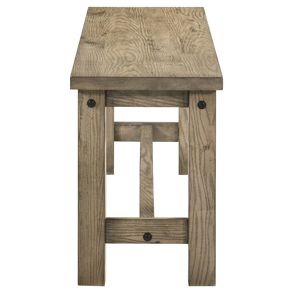 Cardova 6-piece Draw Leaf Extension Dining Set with Bench Vineyard Oak