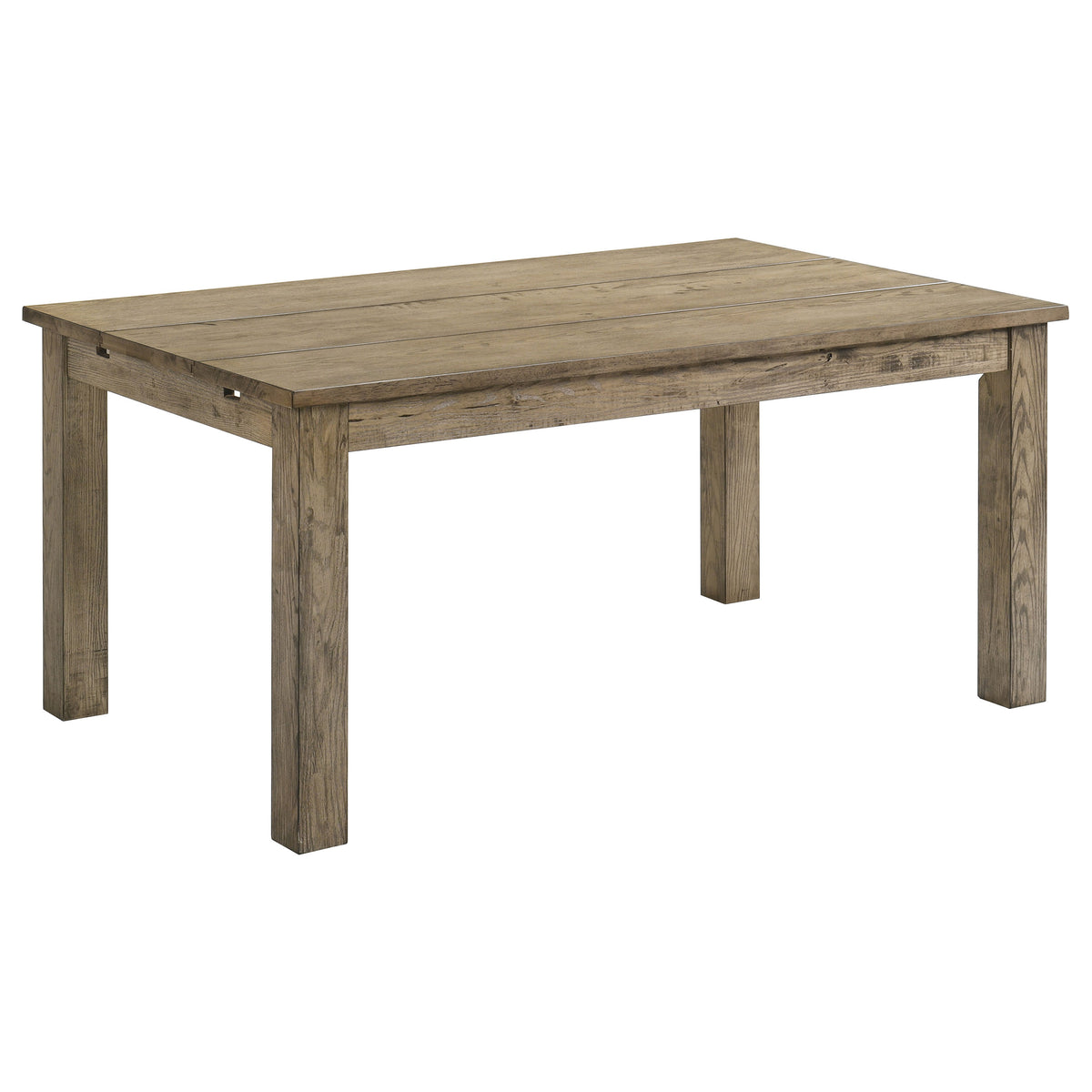 Cardova 63 to 87-inch Solid Wood Draw Leaf Extension Dining Table Vineyard Oak