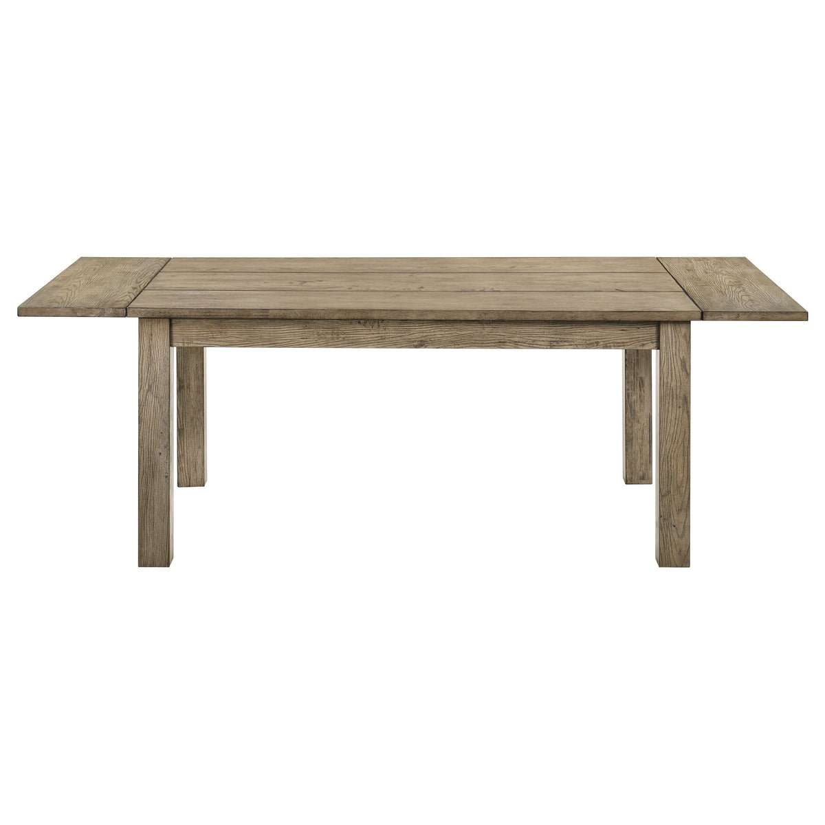 Cardova 63 to 87-inch Solid Wood Draw Leaf Extension Dining Table Vineyard Oak