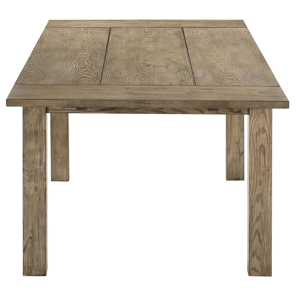 Cardova 63 to 87-inch Solid Wood Draw Leaf Extension Dining Table Vineyard Oak