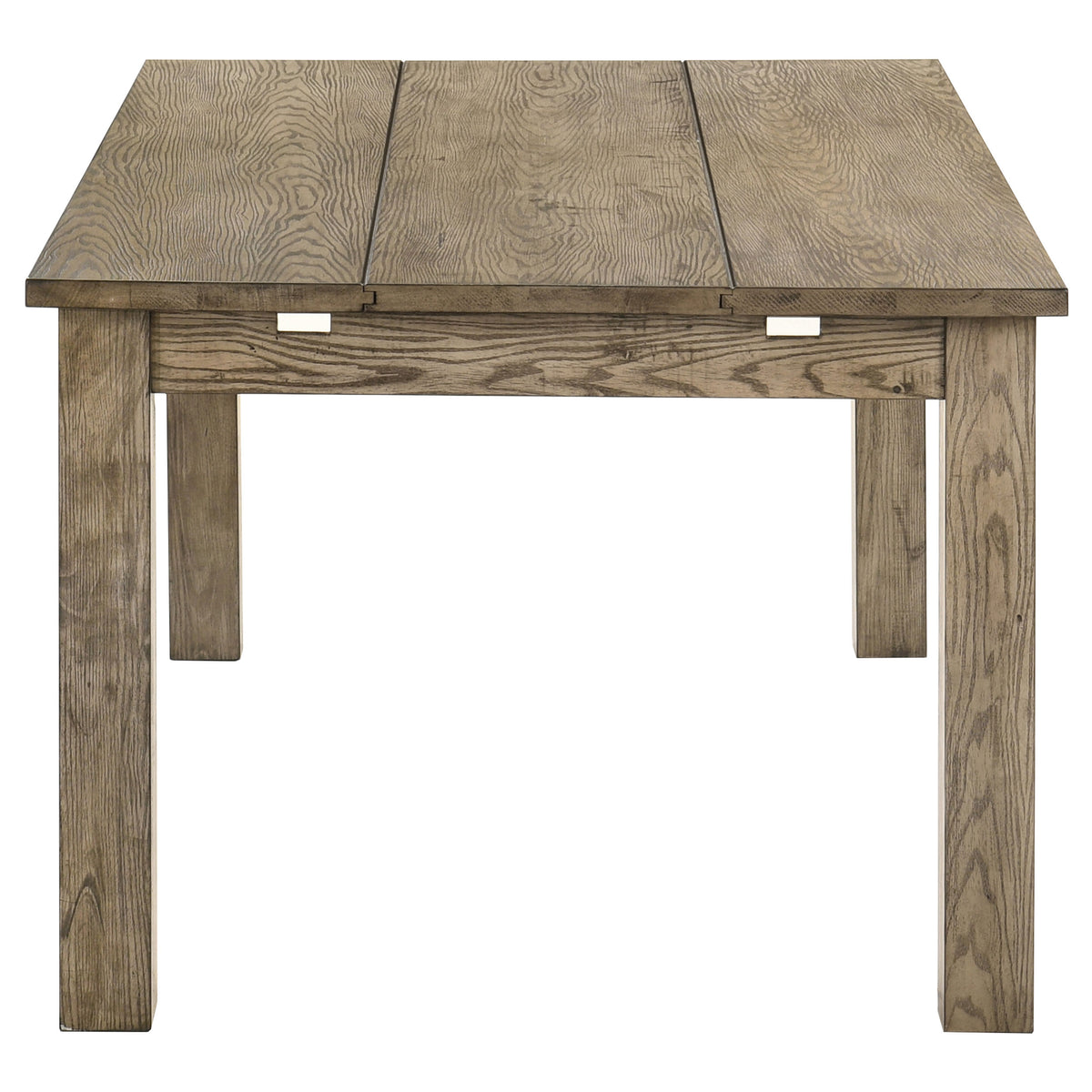 Cardova 63 to 87-inch Solid Wood Draw Leaf Extension Dining Table Vineyard Oak