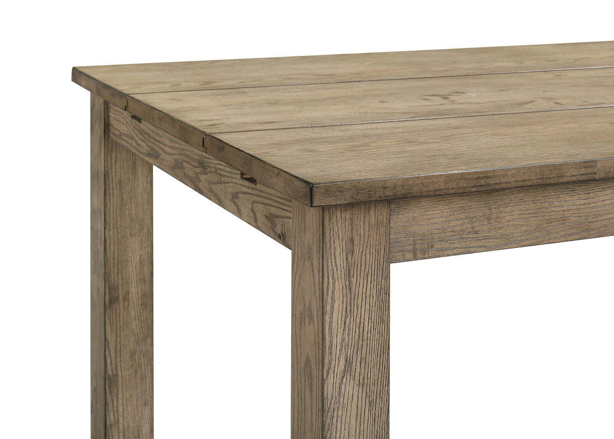 Cardova 63 to 87-inch Solid Wood Draw Leaf Extension Dining Table Vineyard Oak