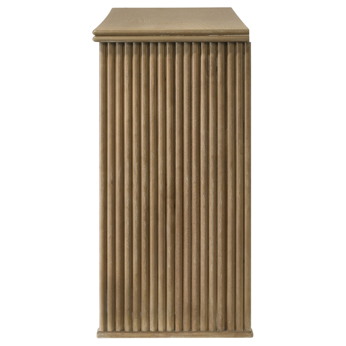 Adina 3-door 59-inch Sideboard Server with 3 Drawers Distressed Light Brown